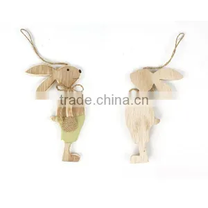 Wood Easter Rabbit Plywood Party Decorations For Home Decorations thumbnail-4