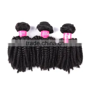 TOP Quality Best Price Fast Delivery Malaysian Afro Kinky Curl Hair Weave thumbnail-2