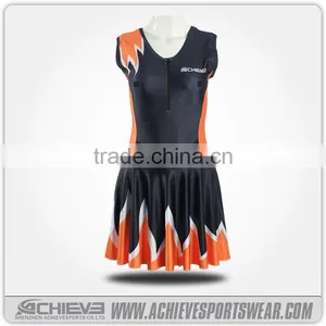Latest Fashion Short Black Pleated Skirt , Children Cheerleader Costume thumbnail-4
