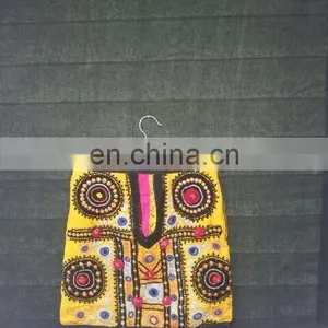Indian Banjara Embroidery Skirt # Banjara Fabric # Banjara Textiles # Banjara Dress thumbnail-1