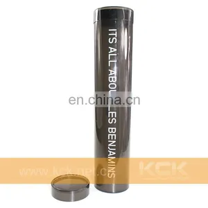Circular Packaging Clear Plastic Black Boxes thumbnail-1