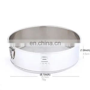 Dropshipping Wholesale High Quality Baking Tools Kitchen Accessories Stainless Sieve Flour Sieve thumbnail-6