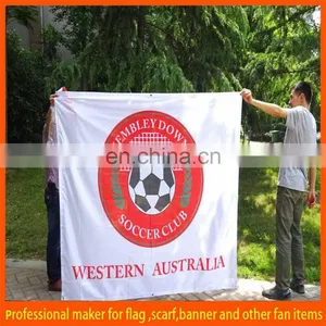 Custom Polyester Wholesale Football Fans Flag thumbnail-1
