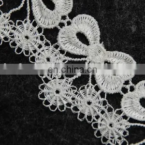 Fashion Poly Bowknot Fringe Tassel Trimming for Lady Dresses thumbnail-2