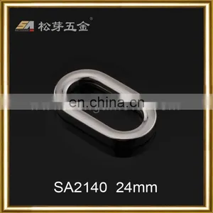 Zinc Alloy Oval Shape Loops Metal Belt Loop 24mm thumbnail-2