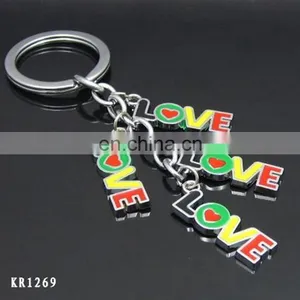 Bowknot Shape Metal Keychain Charms Key Ring Key Holder thumbnail-3