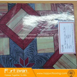 Factory Linoleum Weight 70g 100g 130g Red Felt Back Pvc Flooring on Sale thumbnail-4