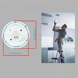 2018 New Technology Fire Smoke/Dangerous Gas Alarm Network CCTV Security WiFi HD IP Camera thumbnail-4