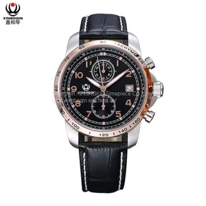 XINBOQIN Manufacturer LOGO Custom Fashion Business High Quanlity Simple Design 2018 Luxury Quartz Brand Name Stainless Steel Men's Watch thumbnail-4