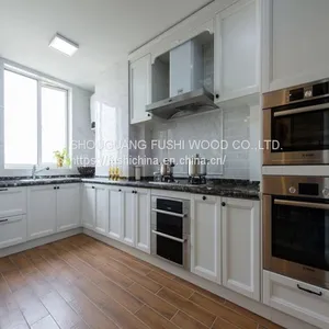 Solid Wood Kitchen Cabinet Set Design thumbnail-2