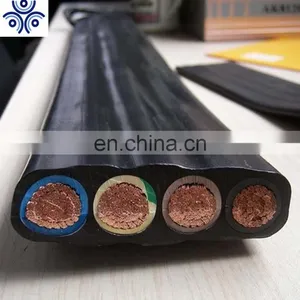 The High Quality 300/500V Rubber Insulated and Sheathed Elevator Used Flexible Flat Cable thumbnail-1