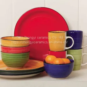 Home Use Stoneware Dinnerware of 16pcs Dinner Set thumbnail-1