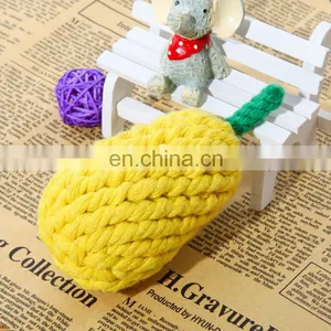 Funny Fruit Series Pet Rope Chew Toy, Dog Toys Free Samples thumbnail-4