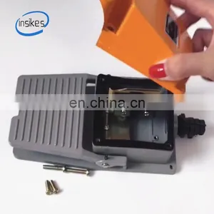 Thick Aluminum Shell Machine Pedal Switch LT4 Self-resetting Pedal Foot Switch Silver Contact thumbnail-3