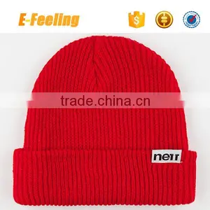 Wholesale Beanie Hat With Woven Label thumbnail-6