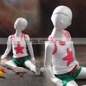 Fashion Sitting Model Cheap Mannequin Kids Full Body Dummy TOM5 thumbnail-1