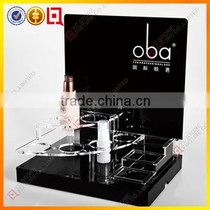 High End Countertop Acrylic Cosmetic Display Holder With Logo thumbnail-1
