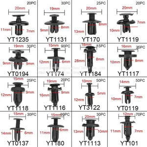 Automotive Plastic Expansion Rivets, Trunk Bumper Fastening Tools thumbnail-1
