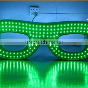 2015 New Electronics Inventions Illuminated Led Glasses Sign, Neon Led Glasses Sign Quality Choice thumbnail-1