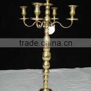 Crystal Gold Candelabra For Wedding And Parties thumbnail-4