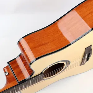 Factory High Quality 41 Inch Acoustic Guitar L820A With Spruce Top for Sale thumbnail-4
