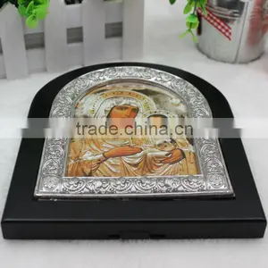 Virgin Mary of Jerusalem Wood Frame thumbnail-4