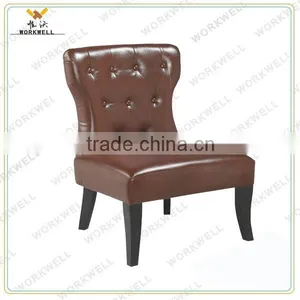 WorkWell Good pu Dining Room Chair With Rubber Wood Legs Kw-D4156 thumbnail-1