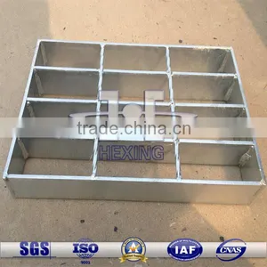 Galvanized/Stainless Steel Steel Grating Stair Tread thumbnail-1