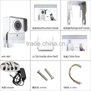 Android IOS Smartphone APP Remote Controlling Wireless WIFI Video Door Phone WIFI-602 With 315MHz Code-learning Doorbell thumbnail-4