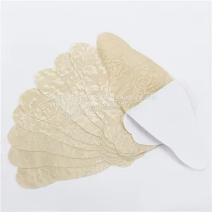 Lace Gourd Shape Nipple Stickers White Lace Nipple Covers Nipple Patch thumbnail-2