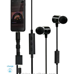 Newest High Quality Wired Stereo Super Bass MFi Earphone for IPhone With Charging and Listening Concurrently thumbnail-4
