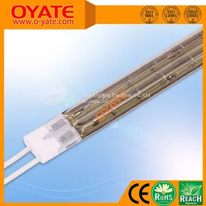 Twin Tube Heat Lamp Infrared Quartz Heating Element Short Wave IR Heaters for Printing thumbnail-5