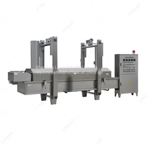 Hot Sale Full Automatic Continuous Fried Food Frying Machine Industrial Deep Continuous Frying Machinery thumbnail-1