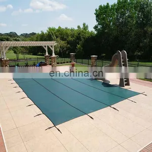 Outdoor Inground Rectangle Bache Pour Piscine PP MESH Swimming Pool Winter Safety Cover thumbnail-4