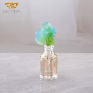 Gilding Evening Party Event Luxury Antique Refillable Cute Wholesale Empty Glass Round Square Perfume Bottle thumbnail-5