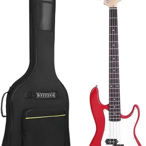 Bass Guitar Bag 7mm Padding Waterproof Electric Bass Case(Black) thumbnail-1