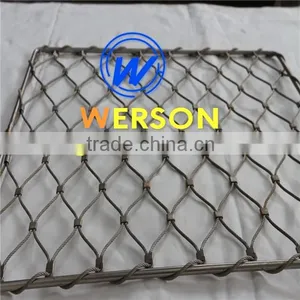 Architectural Design Wire Rope Mesh ,stainless Steel Wire Rope Mesh/ Net With Ferrule | Generalmesh thumbnail-1