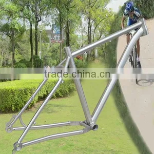 Newest Model 142*12 Thru Axle 26erX4.8 Tires Titanium Bike Frame With 44/56mm Taper Headtube thumbnail-1