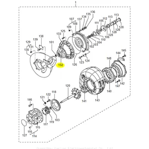 49126-40300 Wheel Suit For Mitsubishi S6R INLET EXHAUST SYSTEM TURBOCHARGER thumbnail-3
