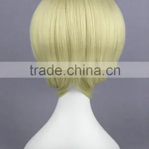 High Quality 35cm Short Straight Black Butler Wig Alois Trancy Beige Synthetic Anime Wig Cosplay Costume Hair Wig Party Wig Quality Choice thumbnail-5