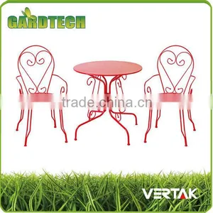 Garden Outdoor Folding Metal Bistro Set thumbnail-1