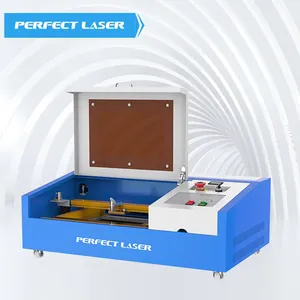 Perfect Laser Mini Desktop 40w 50w Rubber Stamp Leather Paper Acrylic Nameplates Co2 Laser Engraving Cutting Machine thumbnail-1