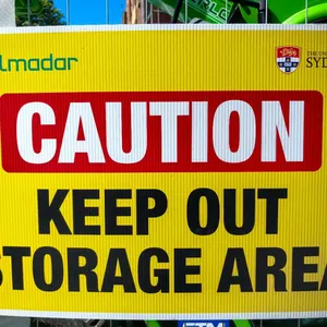 Custom Blank White Corrugated Plastic Signs thumbnail-2