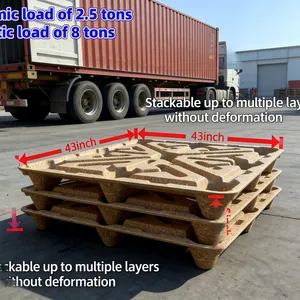 Food and Pharmaceutical Grade Molded Wood Pallets — Nail-Free, Splinter-Free, Safe, and Eco-Friendly thumbnail-4