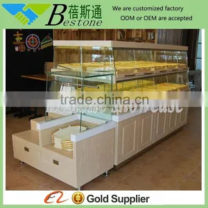 High Quality Wood Glass Used Bakery Display Case for Sale thumbnail-1