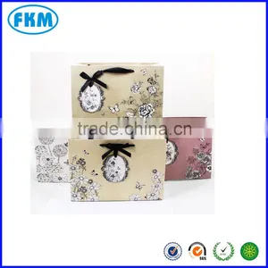 Kraft Paper Loot Bag,flower Design Party Shopping Bag Handle Quality Choice thumbnail-3