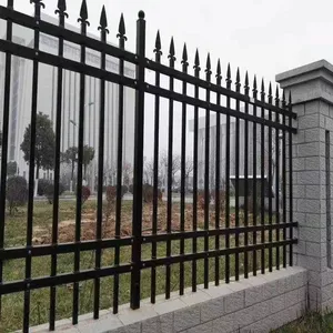 Zinc Steel Fencing for Agricultural Livestock Enclosures, 1.2m Tall, 4-Rail, Smooth Top Bar thumbnail-2
