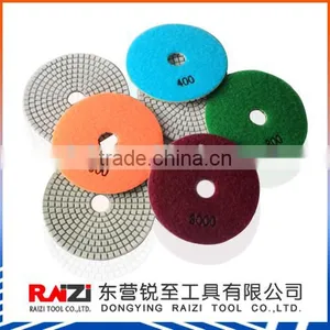 Premium Wet and Dry Polishing Pad White Resin thumbnail-1
