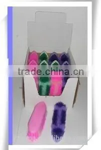 12 Pcs Plastic Horse Dandy Brush in Show Box /assorted Color thumbnail-1
