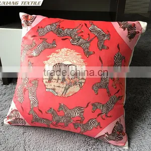 Velvet Digital Printed Cushion Polyester Pillow Sofa Cushions For Sale thumbnail-1